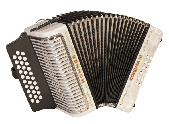 Hohner Corona III GCF White Hohner Corona III GCF White